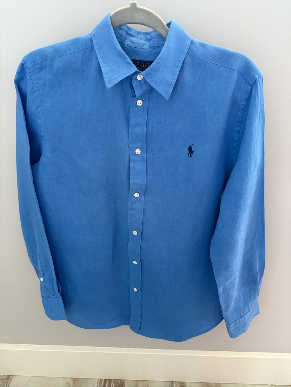 Polo Ralph Lauren woman’s  relaxed, fit linen shirt